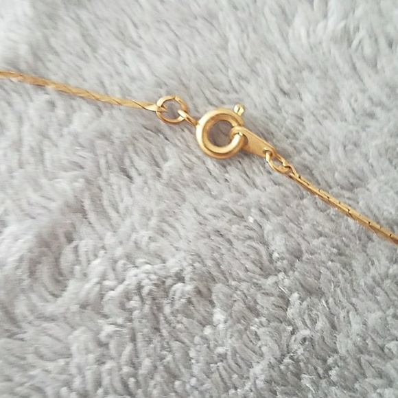 Gold & Pearl costume necklace - Picture 3 of 4